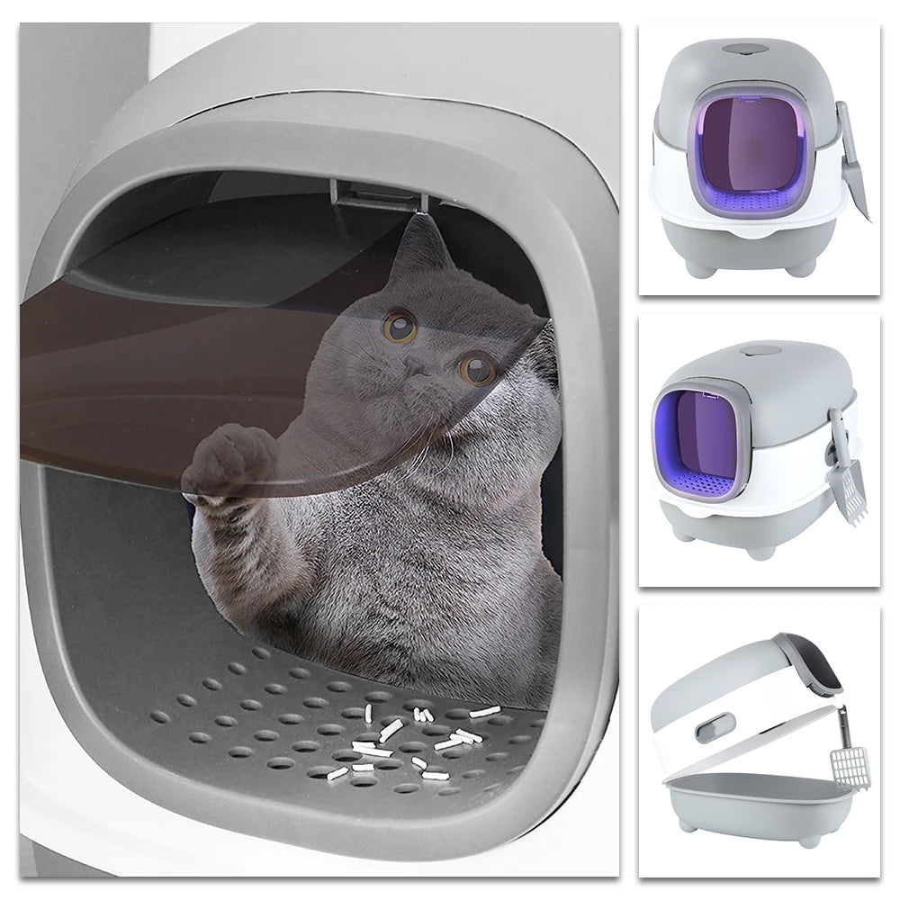 furrbly™ Stylish Enclosed Cat Litter Box