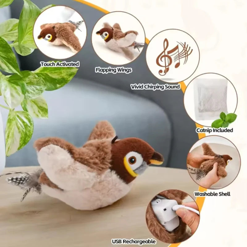 Furrbly™ Chirping Bird Cat Toy